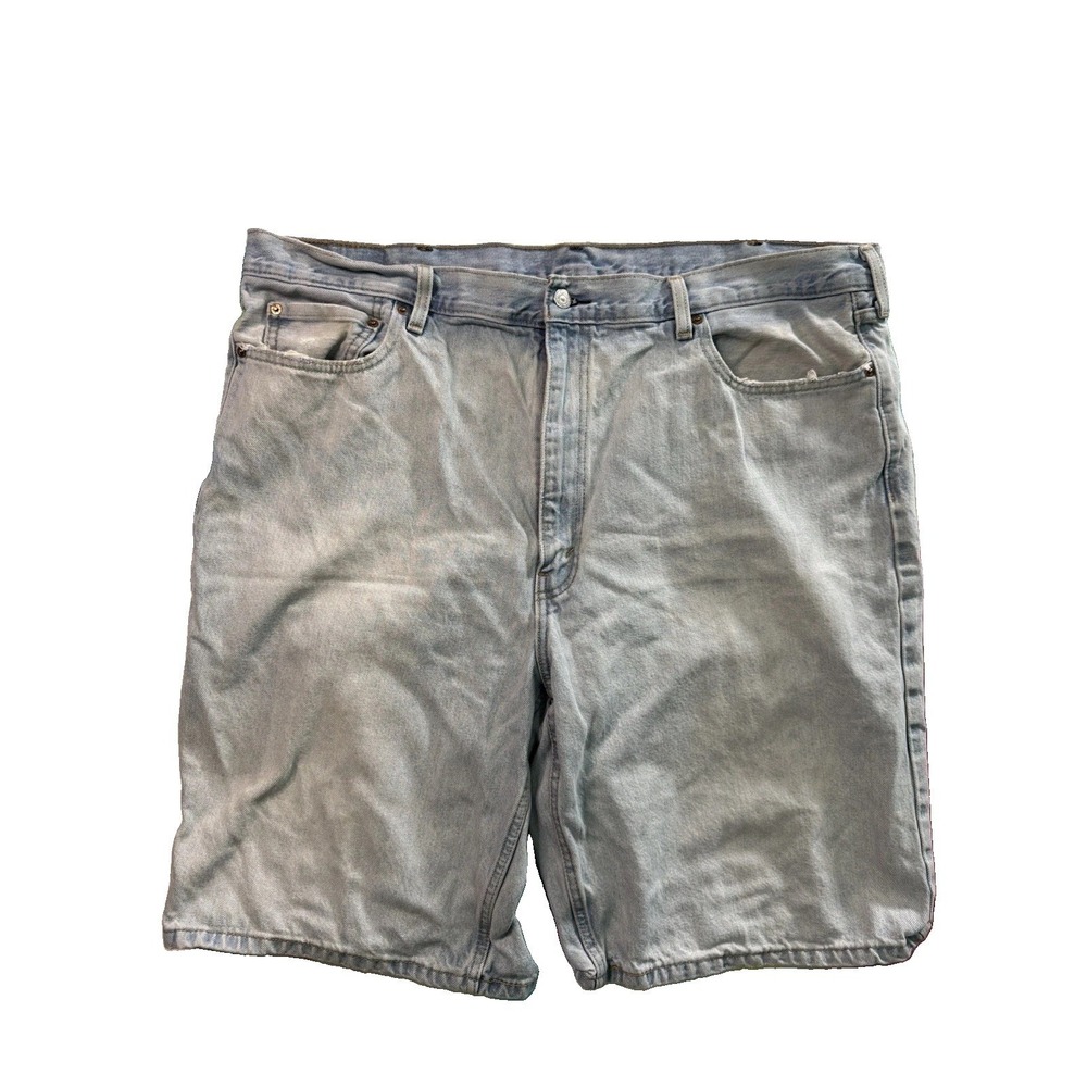 Levi's  469 Men's Denim Baggy Skater Shorts Big Man Light Wash‎ Jorts Size 44